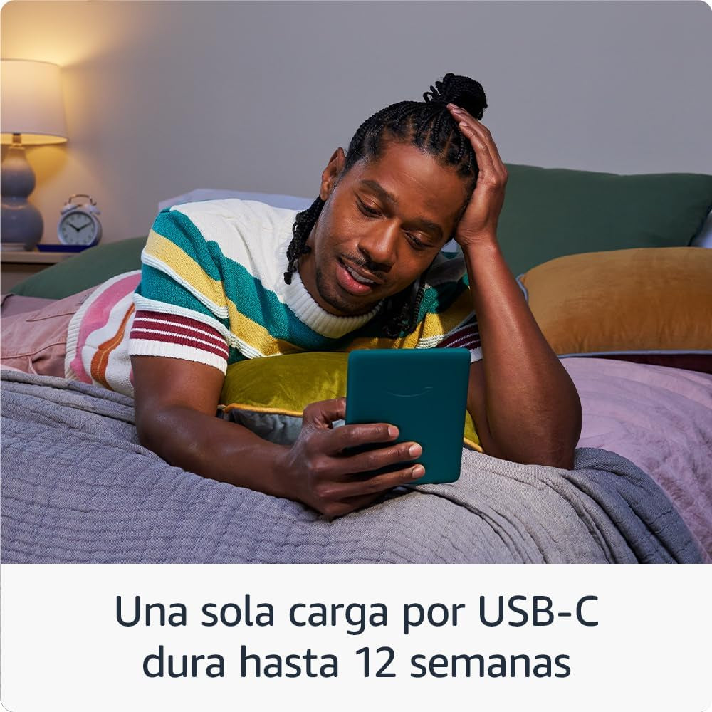 Kindle Paperwhite (16 GB) De | Nuestro Kindle Más Rápido, Con Una Nueva Pantalla De 7" Sin Reflejos Y Semanas De Batería | Con Publicidad | Negro