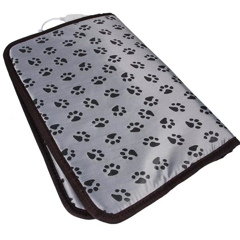 Almohadilla térmica ajustable de 3 velocidades para perros y gatos con protección contra apagado automático. Colchón eléctrico calefactado para mascotas, impermeable y resistente a los mordiscos.