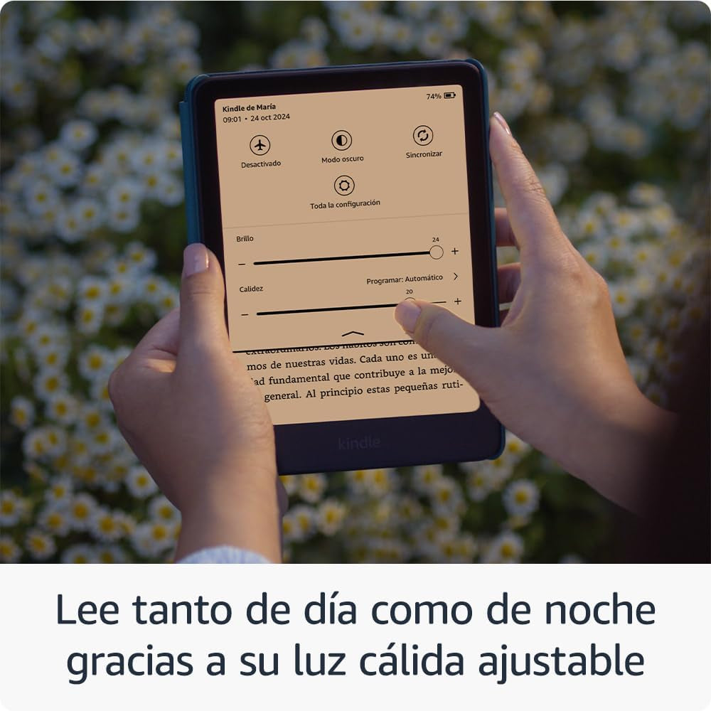 Kindle Paperwhite (16 GB) De | Nuestro Kindle Más Rápido, Con Una Nueva Pantalla De 7" Sin Reflejos Y Semanas De Batería | Con Publicidad | Negro