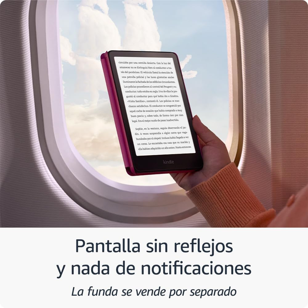 Kindle Paperwhite (16 GB) De | Nuestro Kindle Más Rápido, Con Una Nueva Pantalla De 7" Sin Reflejos Y Semanas De Batería | Con Publicidad | Negro