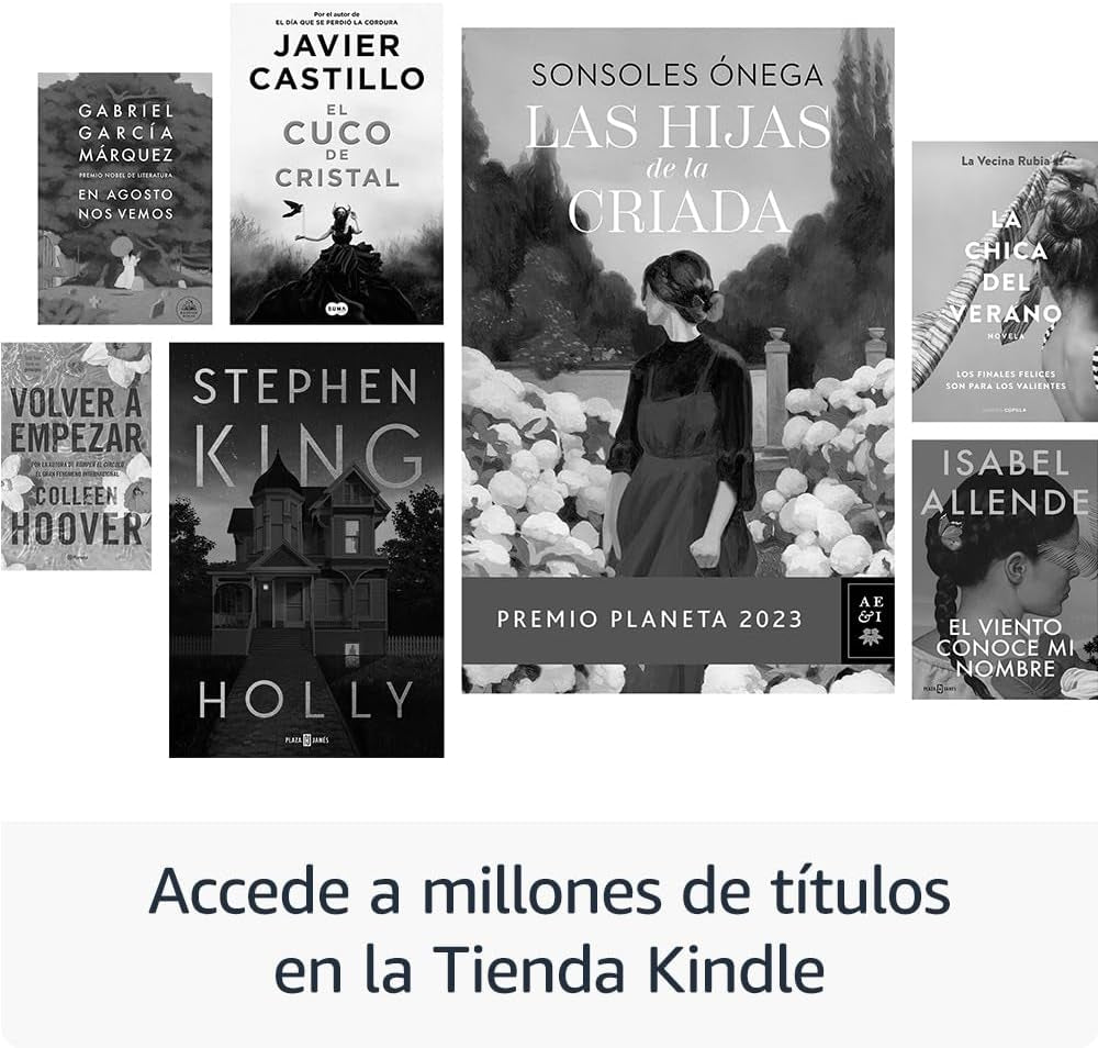 Kindle Paperwhite (16 GB) De | Nuestro Kindle Más Rápido, Con Una Nueva Pantalla De 7" Sin Reflejos Y Semanas De Batería | Con Publicidad | Negro