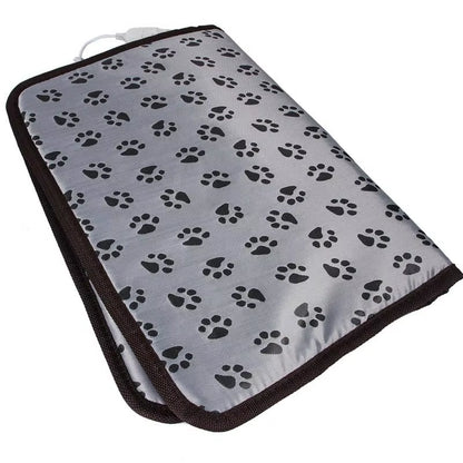 Almohadilla térmica ajustable de 3 velocidades para perros y gatos con protección contra apagado automático. Colchón eléctrico calefactado para mascotas, impermeable y resistente a los mordiscos.