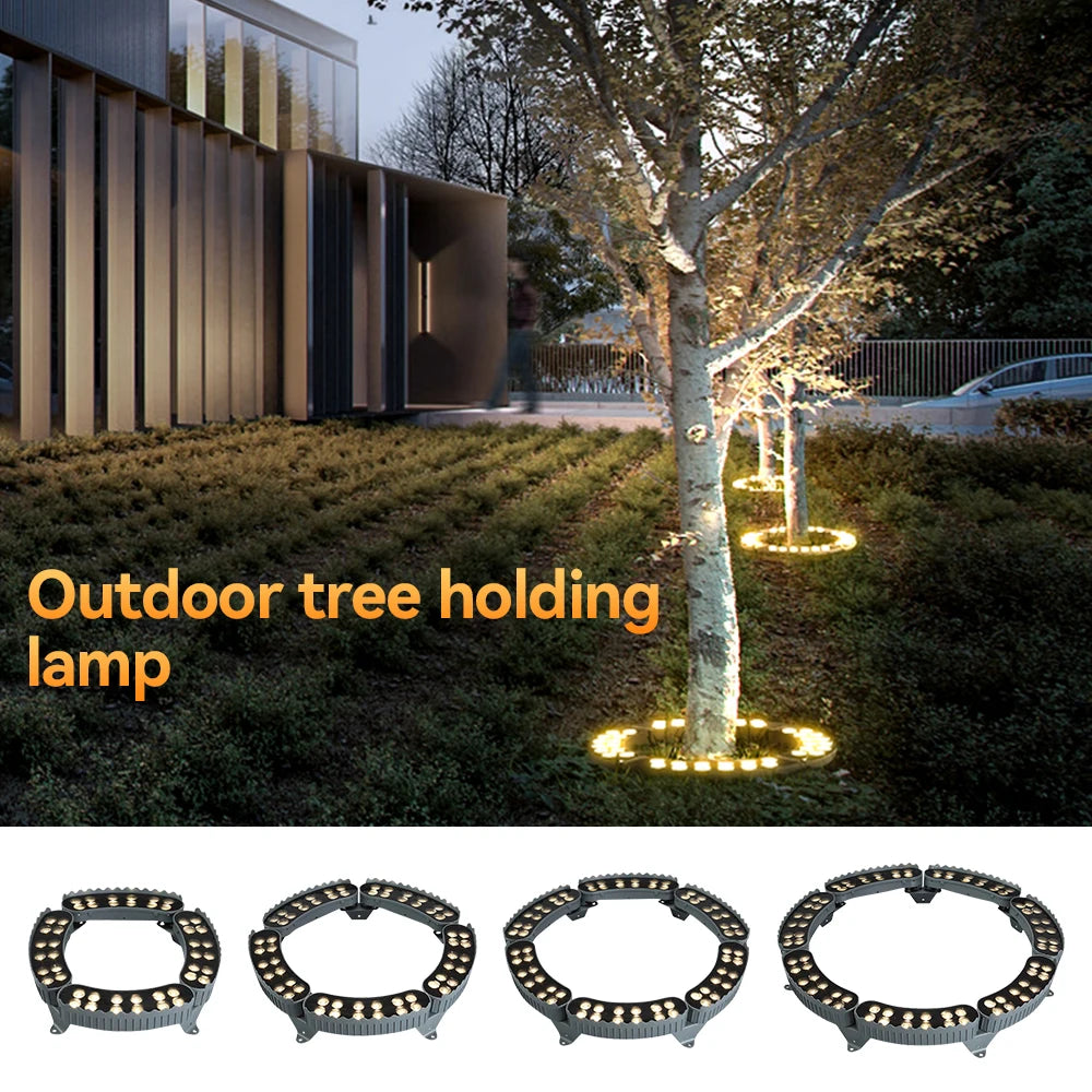 Foco para árboles LE Outoor Foco para paredes LE Aluminio RGB IP65 Se puede utilizar en exteriores bajo árboles grandes y conos cilíndricos