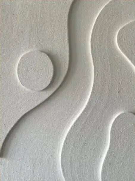 Arte mural abstracto en 3D con textura Arte mural moderno estilo boho Lienzos HD Pósters impresos Dormitorio Salón Decoración minimalista para el hogar