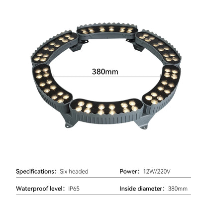 Foco para árboles LE Outoor Foco para paredes LE Aluminio RGB IP65 Se puede utilizar en exteriores bajo árboles grandes y conos cilíndricos